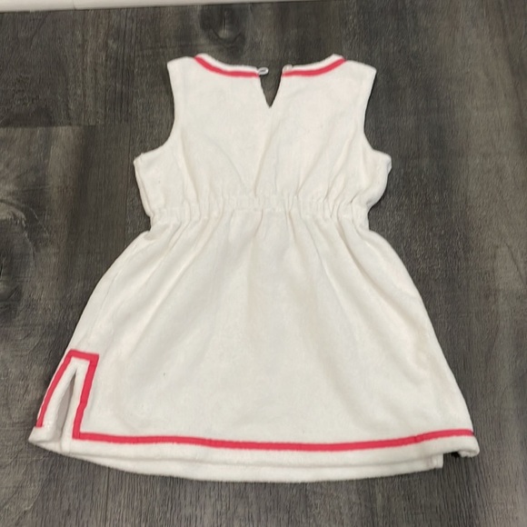 Janie and Jack white terry cloth swim coverup - Picture 3 of 4